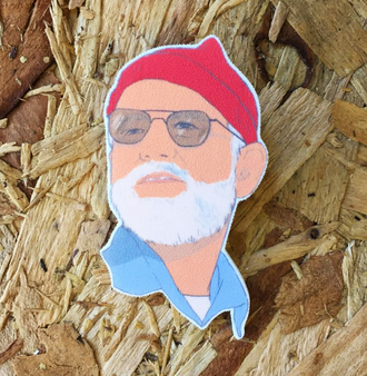 and there's a #BillMurray (as Steve Zissou) brooch for Wes Anderson &amp; 'Life Aquatic' fans 
shop.ilovemel.me/collections/wh…