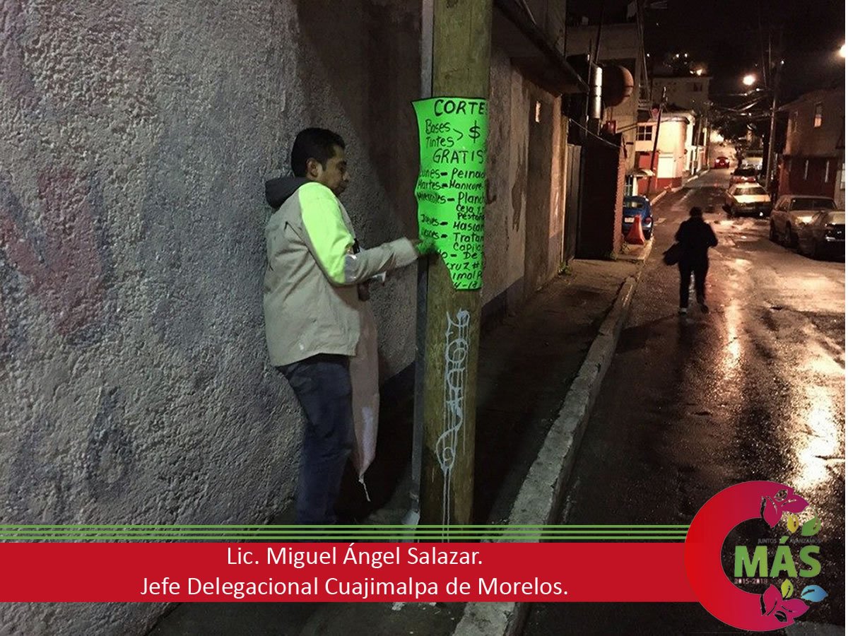 #CuajimalpaMÁSLimpia, nuestro equipo de limpieza trabaja arduamente para mantener las calles impecables.