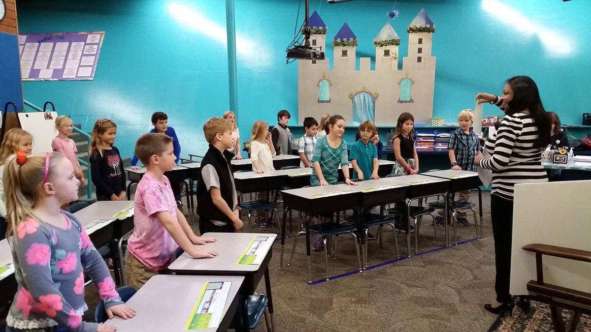 horizonsmd's tweet photo. @Terry2Yvonne speaks to 3rd Graders about all of the fun things students can do and learn in Horizons. #horizons https://t.co/HW6q7920KP