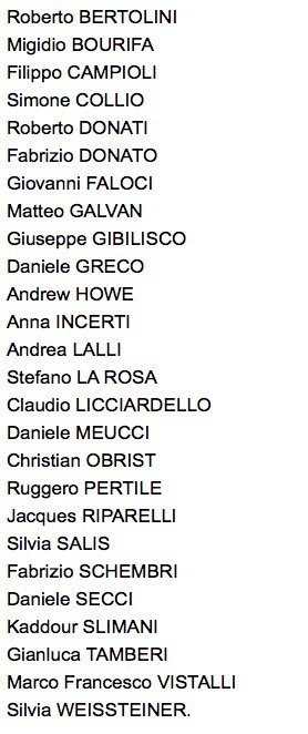 beningfield's tweet photo. Italian athletics rocked by missed doping test scandal. Some big names implicated. https://t.co/yaNOoYMr3l