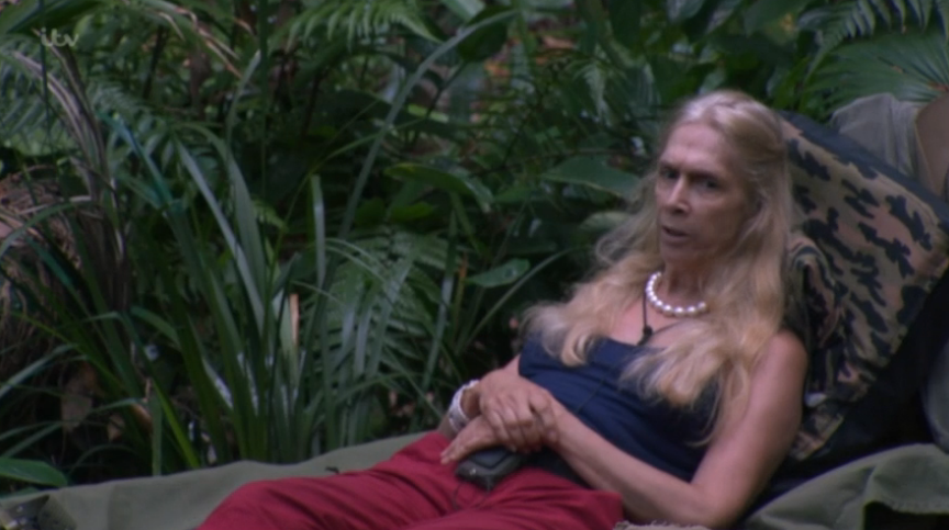 ITV's tweet photo. I'm starting to think these two don't like each other!

#PeaHead #ImACeleb @imacelebrity https://t.co/UBH6Mq1h2M