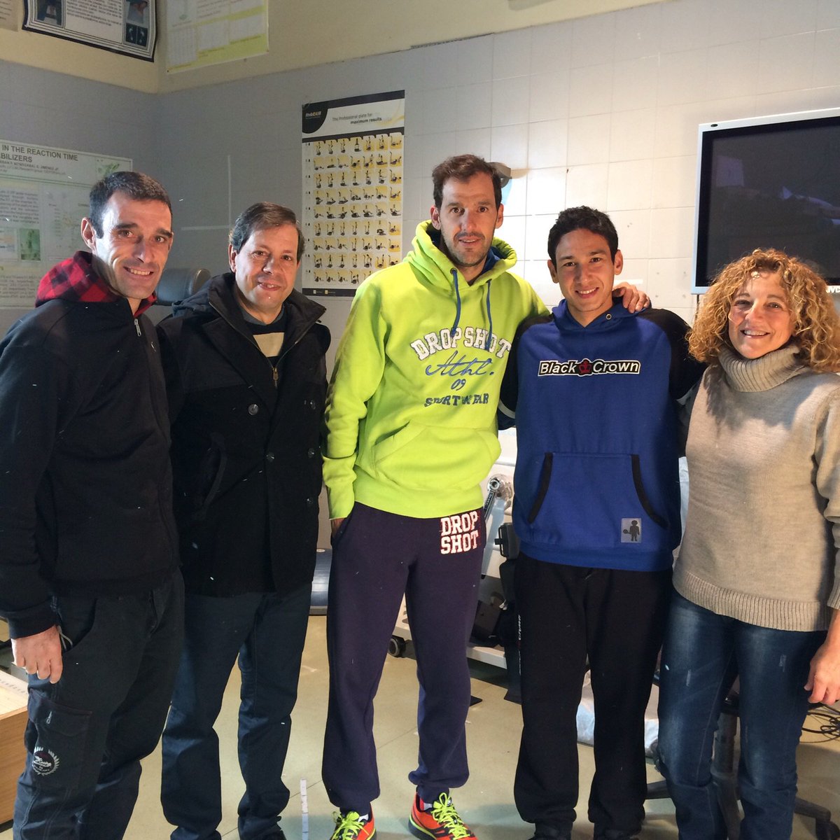 Entrenamientos7's tweet photo. Con @JuanMartin_Diaz  y @uribotello nº 2 y 11 del Word Pádel Tour, haciendo pruebas en los laboratorios https://t.co/ETTDIXqoPx