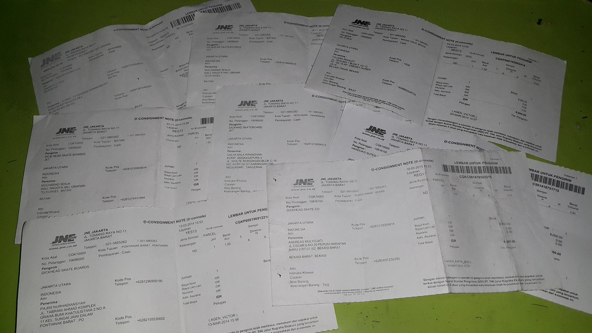 Ini bukti pengiriman kami via online ,jadi untuk kalian jangan ragu untuk membeli produk kami secara online...