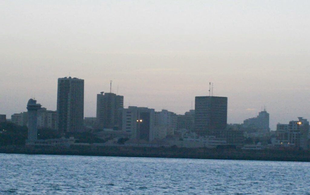 The city of Dakar, Senegal.