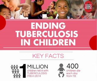 wordpressstarts's tweet image. At least 1 million children become ill with #TB each year and 140,000 children die of this curable disease
