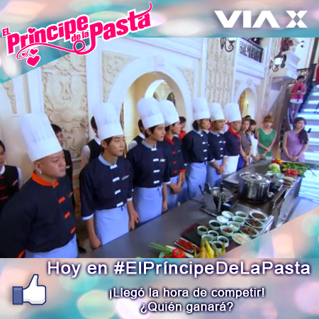 DoramasViaX's tweet photo. Ahora es cuando debes sintonizar #ViaX, porque está comenzando #ElPrincipeDeLaPasta :O https://t.co/Jo6wW8ON6b