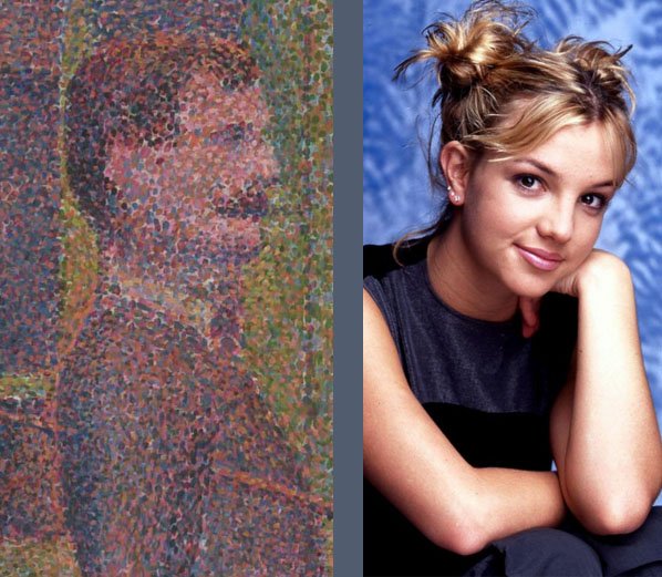 Happy birthday georges seurat & britney spears 