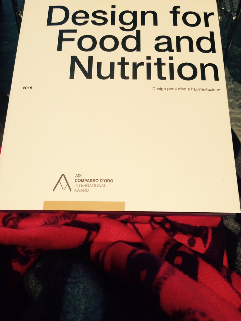 alcenero's tweet photo. Alla premiazione del @compassodoro in @LaTriennale, intanto abbiamo la menzione d'onore! #design4food https://t.co/3fzWmdbqKI