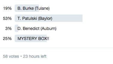 FearTheWaveBlog's tweet photo. It's totally going to be the mystery box, isn't it? #TulaneAD https://t.co/RqVWEswmyK