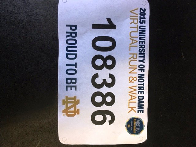 We completed our <a href="/NotreDame/">University of Notre Dame</a>, @ProudtobeND Virtual Run Yesterday, did you? #ProudtobeND