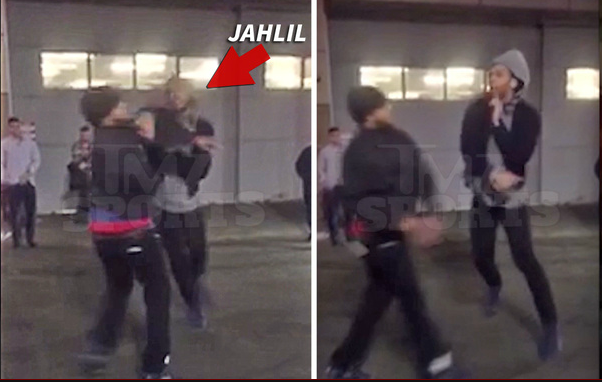 Complex's tweet photo. Footage shows Jahlil Okafor getting into ANOTHER fist fight—appears to be the worst one yet. https://t.co/O4qE8baVcq https://t.co/3ZwW0UGIme