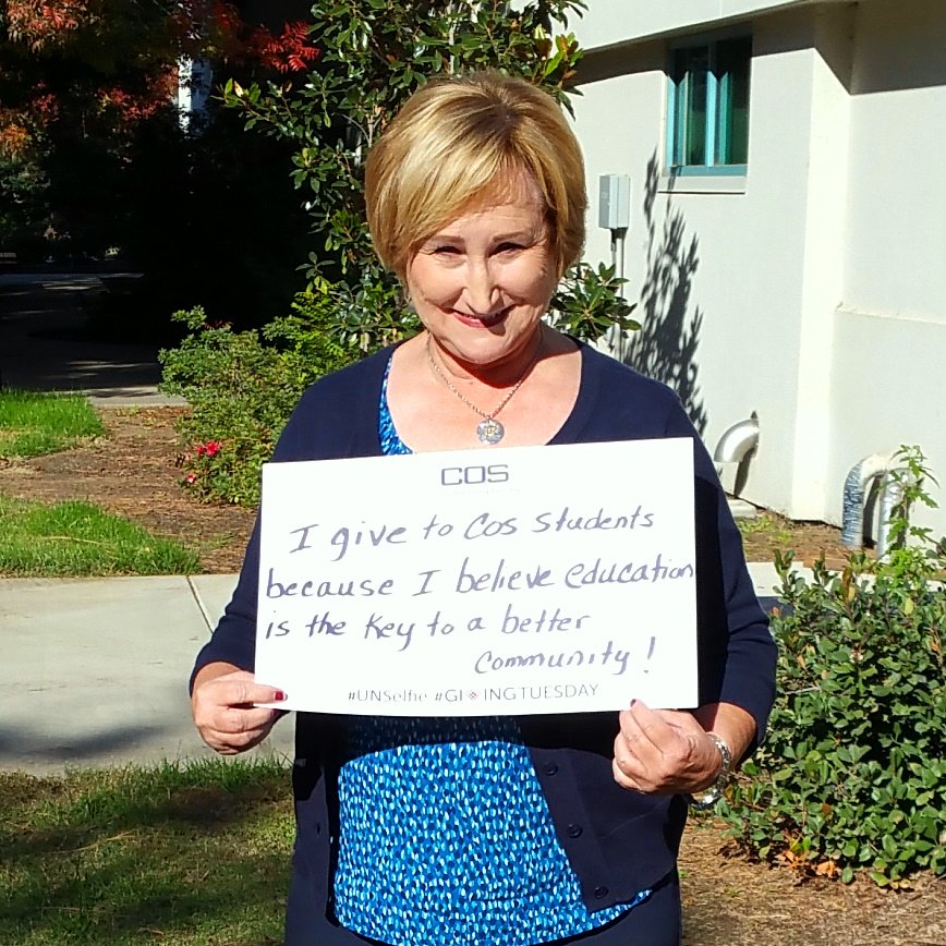 COSAthletics's tweet photo. Thank you to everyone who supported #givingtuesday #givingwednesday is OK, too! #coscares https://t.co/DE3B85HeFo https://t.co/DrmuGCzyAV