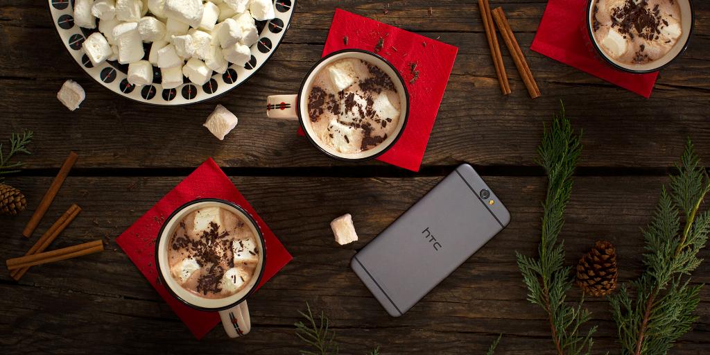 No better pairing this holiday season than the #HTCOneA9 and Android #Marshmallow. #BeBrilliant