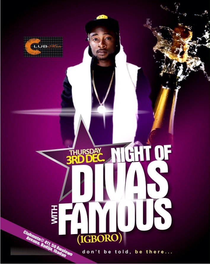 am_dagiant's tweet photo. @famousigboro
ClubMute brings you:-
1.) Famous (Igboro) - 3rd of Dec 2015
#ClubMute
Powered by MuteGanG. https://t.co/cggEuH0Ajm