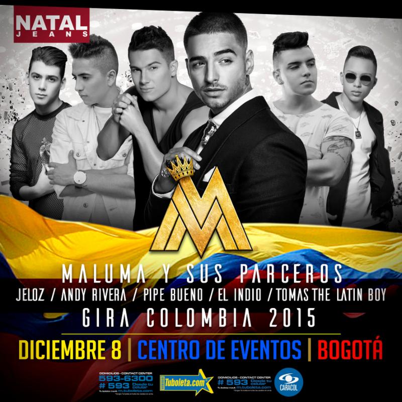 PaoEspanaPress's tweet photo. CONOCE LOS ARTISTAS QUE ACOMPA�ARAN A @Maluma en su gira por #Colombia #MalumaParaTodos https://t.co/VaA8vtQuwW https://t.co/6uNqUISWDX