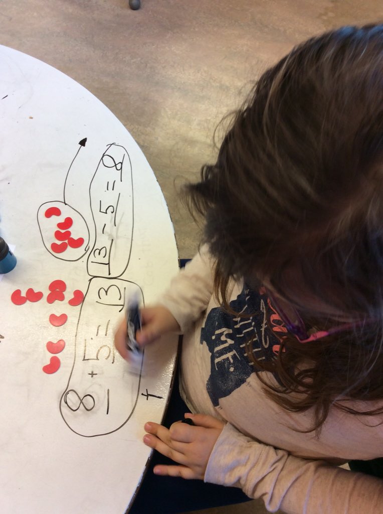 pdale2kids's tweet photo. Learning that there are more than one way to do different addition & subtraction sentences! #learningnewthingsisfun https://t.co/uxhbubevOQ