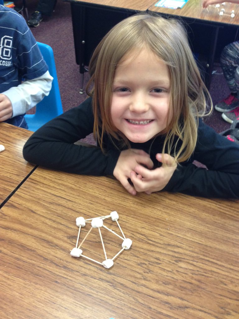MrsSBoswell's tweet photo. 3D shapes with marshmallows and toothpicks. #wceloveslearning #azLEARNS https://t.co/Tss3uXcnfk