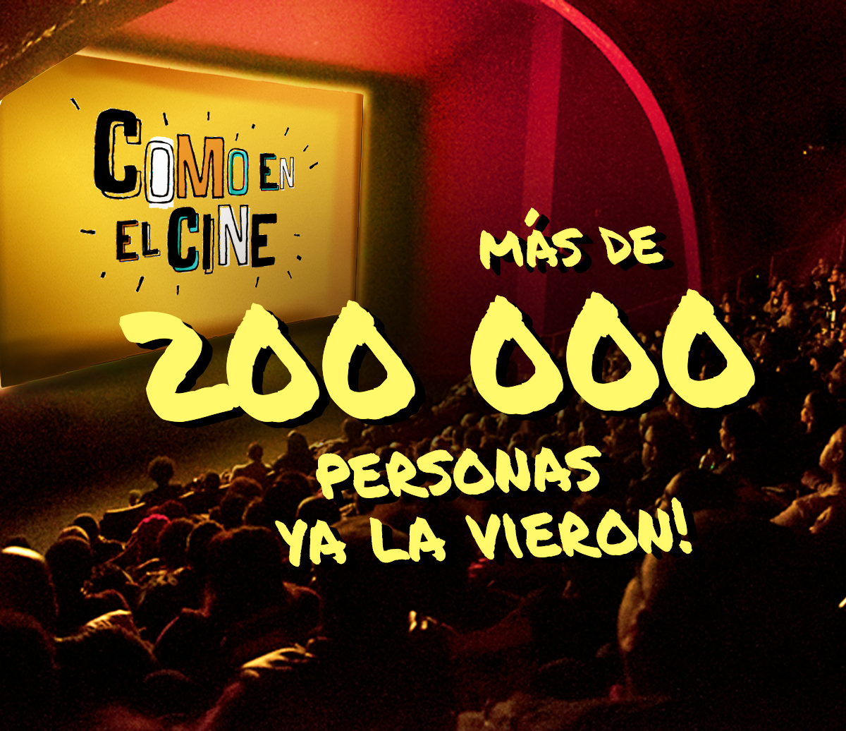 ComoEnElCinePel's tweet photo. Más de 200mil personas ya vieron #ComoEnElCine! Si te gustó, pasa la voz y si no la has visto, que no te la cuenten! https://t.co/W33afJRjQj