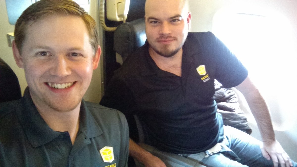 ResultStack's tweet photo. Obligatory pre-flight selfie. #resultstack https://t.co/g8QkxBcvgb