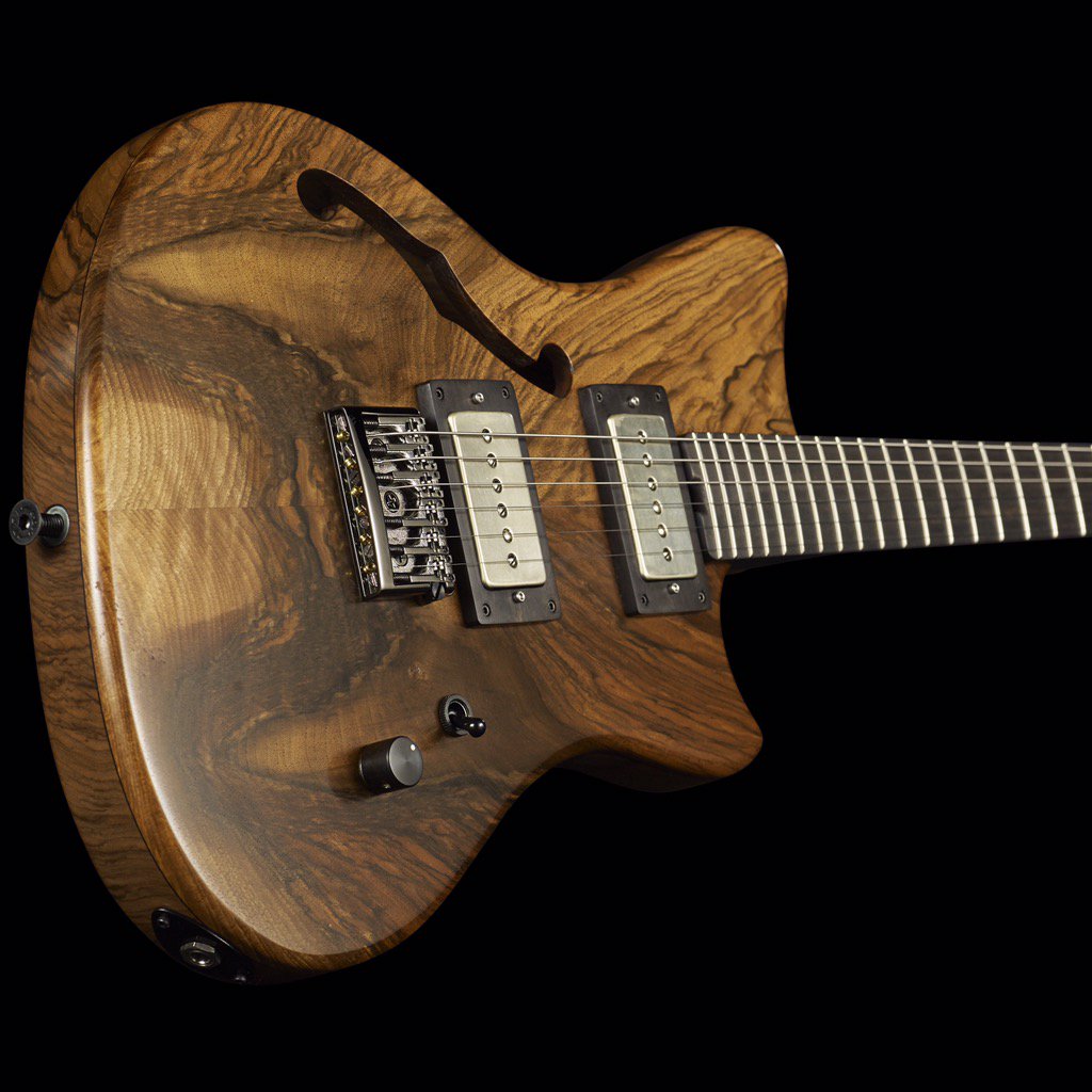 Alpher_i's tweet photo. Pro shots of this @BKPickups solid #ebony #neck #custom #handmade #guitar #walnut #thinline #music #band #tone #wood https://t.co/NKCkzbz1Ey