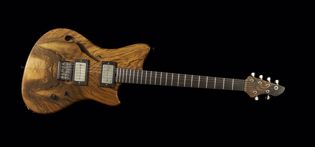 Alpher_i's tweet photo. Pro shots of this @BKPickups solid #ebony #neck #custom #handmade #guitar #walnut #thinline #music #band #tone #wood https://t.co/NKCkzbz1Ey