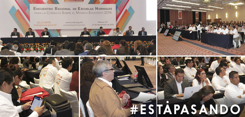 SnteNacional's tweet photo. Maestros de Escuelas Normales aportan su experiencia en el Encuentro Regional 2016 #ESTÁPASANDO https://t.co/f5ysFYQK10