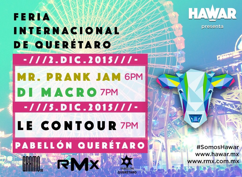 MrPrankJam's tweet photo. Hoy 6pm #Mrprankjam en directo en la Feria de Queretaro , nos vemos allá!! https://t.co/vwBXxV0nkN