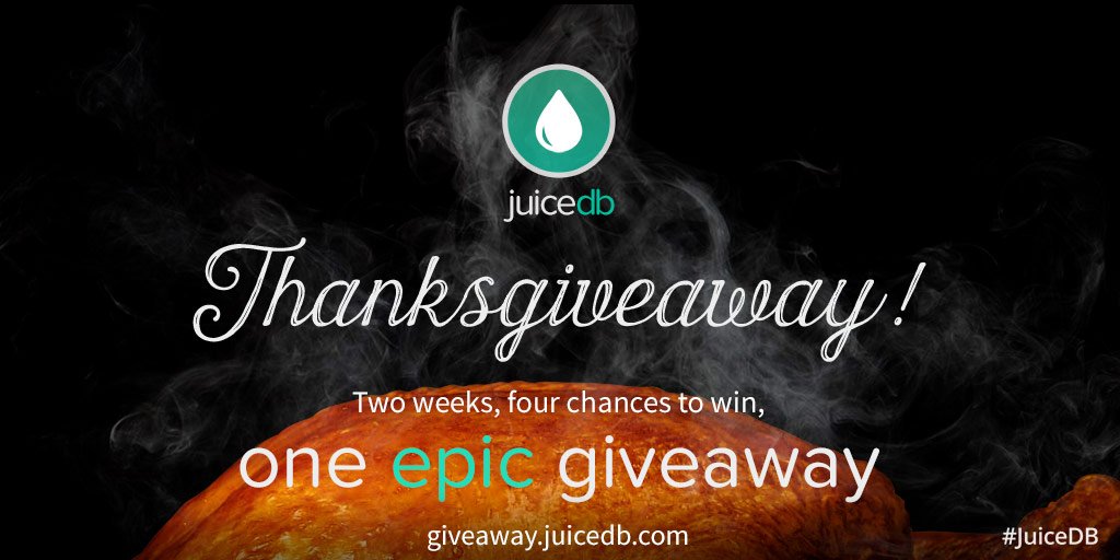 juice_db's tweet photo. Our biggest giveaway to date! Join us in celebrating the holidays with a giveaway! https://t.co/FUSyLvf22q #vapelife https://t.co/kw52gVVr11