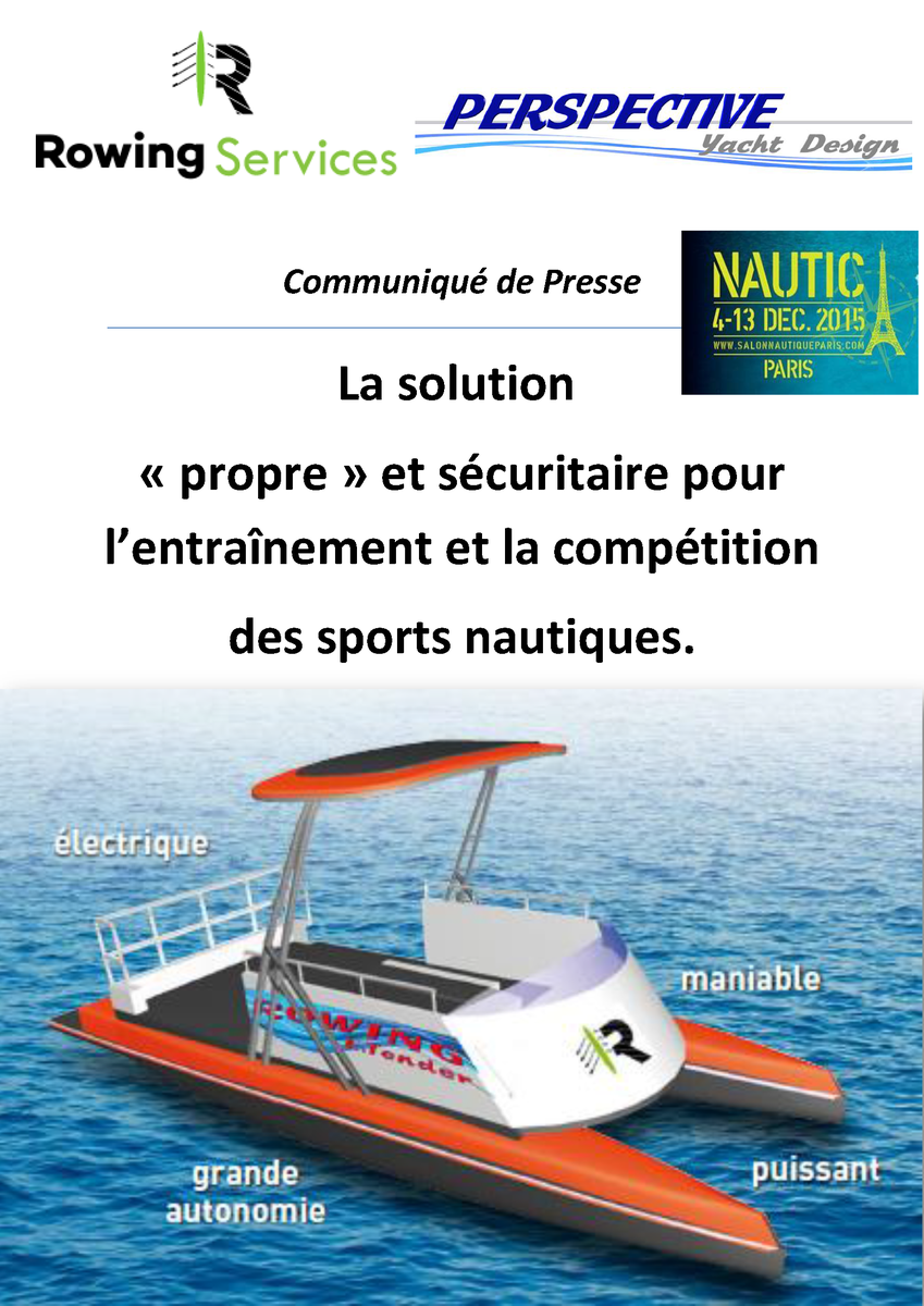 NauticF's tweet photo. ROWING E-Tender - NOUVEAUTE 2016
Concept de navire innovant à propulsion électrique répondant aux exigences de  ... https://t.co/HtW2bXUryF