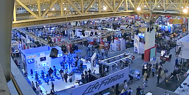 AthleticBizShow's tweet photo. We set up a camera in the rafters at #ABCNOLA! Check out our Trade Show Time Lapse https://t.co/PzSplWrPSZ https://t.co/1CqQiL9kQg