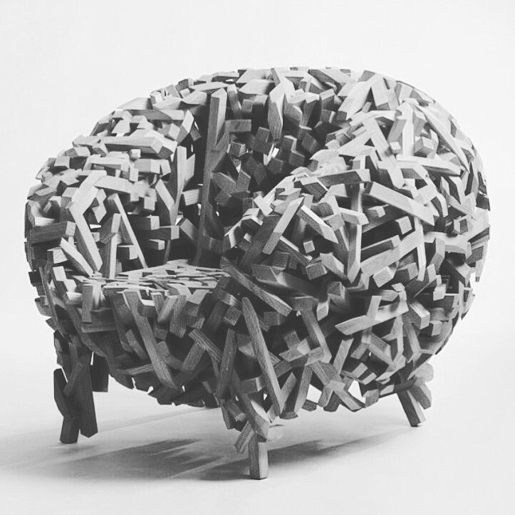 concepticolas's tweet image. #crossedstickchair #samwoonglee #chair #design #arty #ticolas