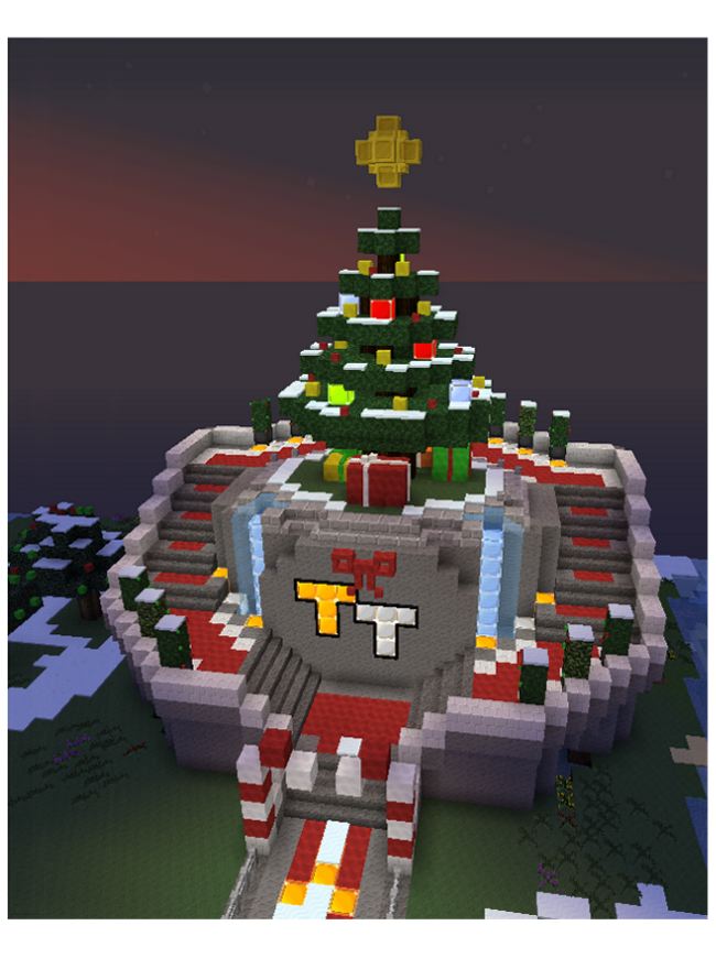Team_Tekkit's tweet photo. It's that time of the year again! #christmastree #ChristmasonMinecraft https://t.co/ARlmAsd5VQ