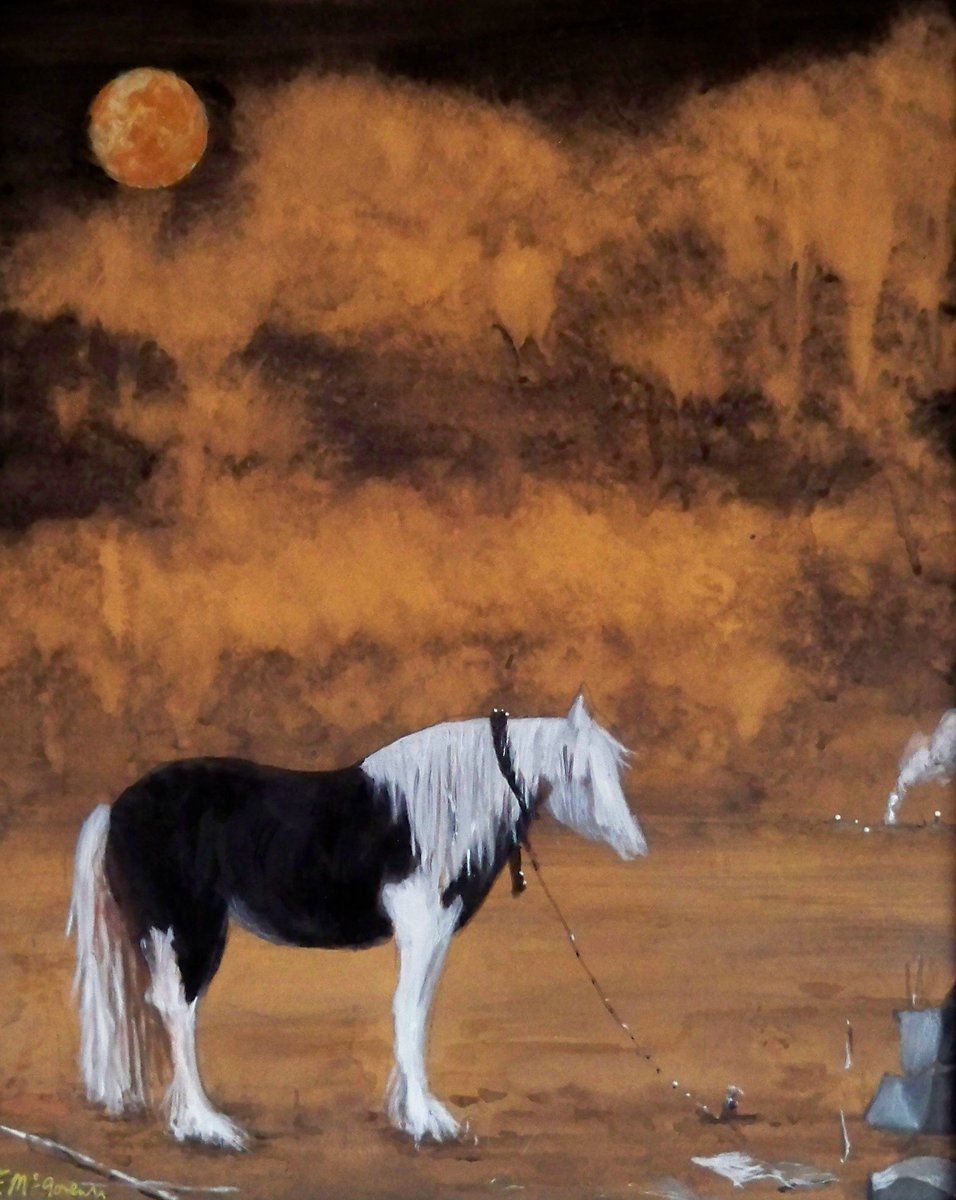 Now showing @ MIMA M`Boro my painting Urban Horse part of Localism Exhibition