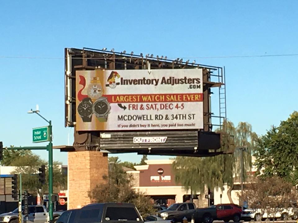 InvAdjusters's tweet image. Largest Watch Sale In Arizona Ever,Guaranteed Lowest Prices,Hundreds of brands, 1000's of styles December 4th&amp;amp;5th