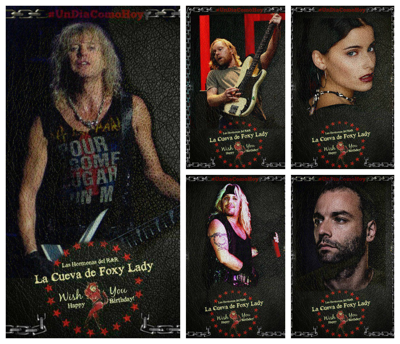 Foxy Lady wish Happy Birthday: Rick Savage, Nate Mendel,  & Nicholas Razzle Dingley!!! 