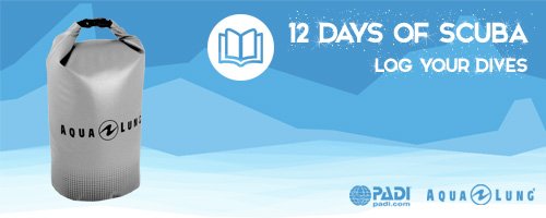 PADI's tweet photo. #12DaysOfScuba Challenge No. 2: Log Your Dives. Enter today to win @AquaLungDivers prizes! https://t.co/8s7u18oIfQ https://t.co/q67bA0E65G