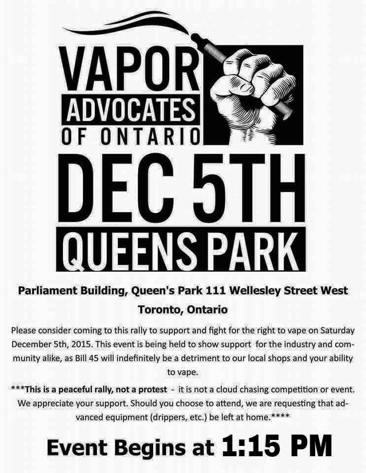 the vapor bar thevaporbar_ca twitter vapor park flyer