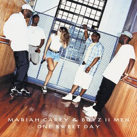 RandBGenius's tweet image. 20 years ago today @MariahCarey &amp;amp; @BoyzIIMen's duet "One Sweet Day" topped the Hot 100. It stayed there for 16 weeks