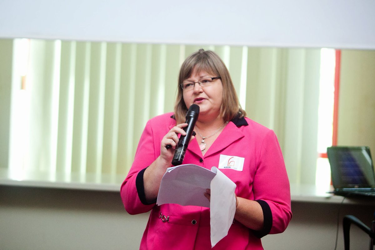 ttaaggooee's tweet image. #Throwback : @JeanneC_IO at @BloggingGhana 1st ever #Blogcamp12