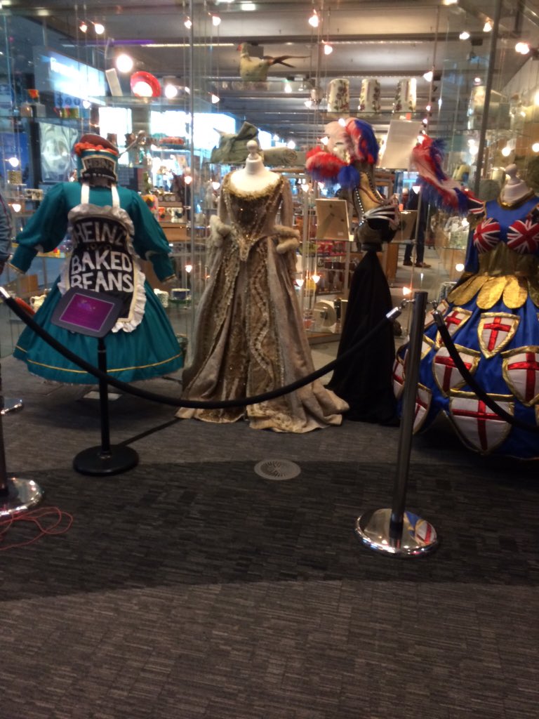 Nice day looking at <a href="/DickyGauntlett/">Richard Gauntlett</a>  costumes at the forum Norwich well worth a visit .