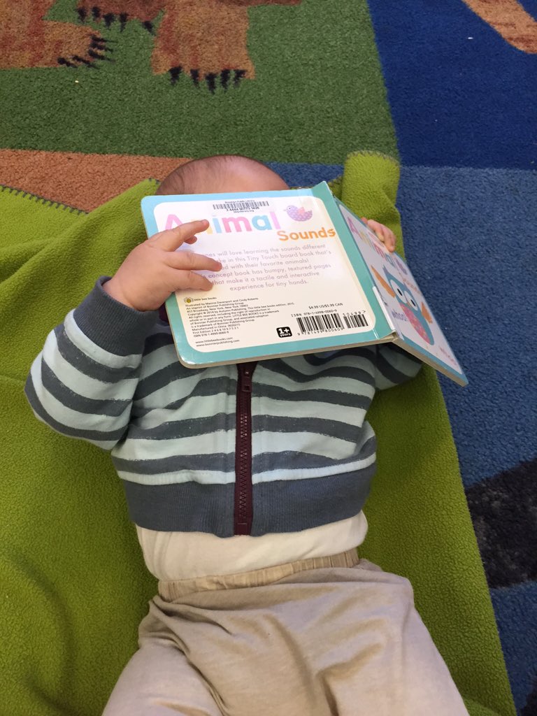 LatchmanReesha's tweet photo. One second Reesha, I'm reading #baby #loves books #nannylife #nanny #lifeofananny https://t.co/pge8SMuuTR