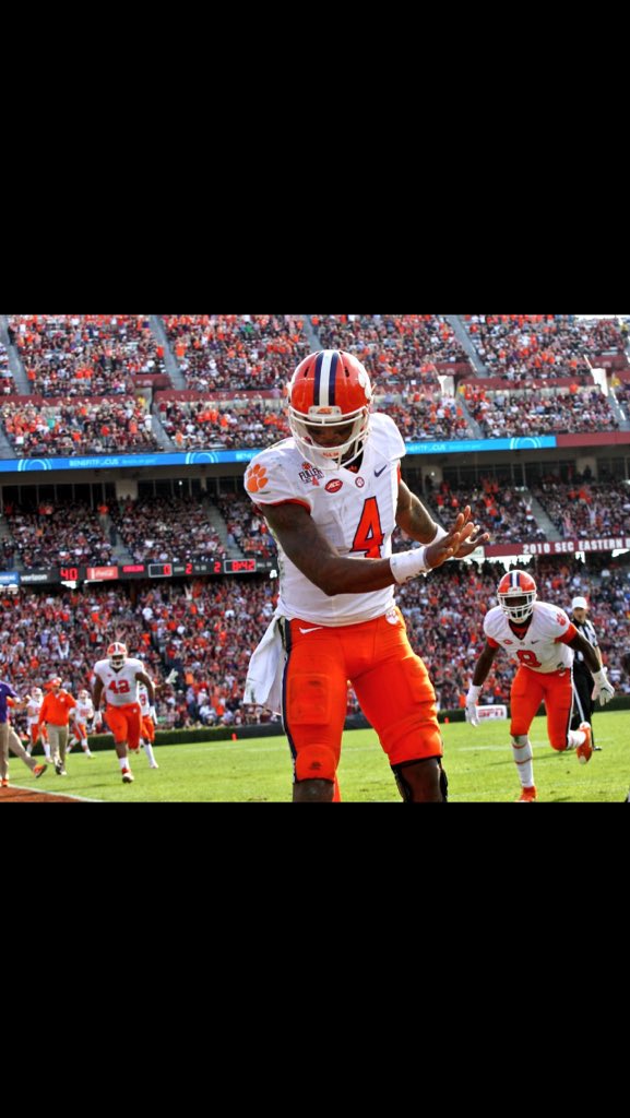 mac_mcalhany's tweet photo. ACC POY: Deshaun Watson💯😼🐅 #dabbbbbbb https://t.co/9oUBqn6882