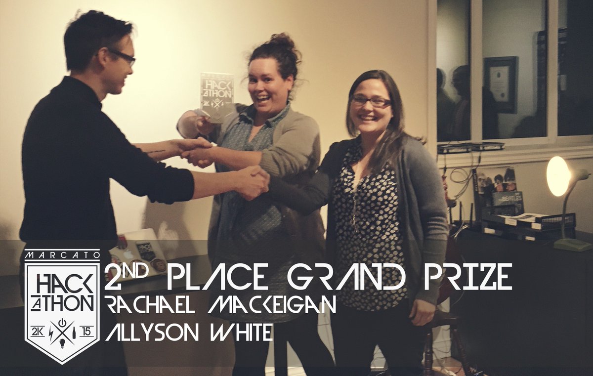 Congrats to our 2nd Place Grand Prize Winners, <a href="/RachaelMack/">Rachael Mack</a> &amp; <a href="/AllysonmWhite/">Allyson White</a>! #DreamBuildInnovate #HeavyGarbage