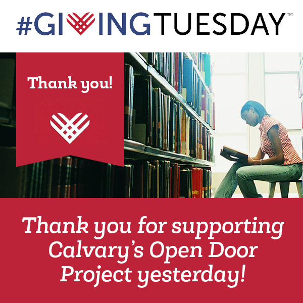 calvarygr's tweet photo. Thanks to you we raised $2,656 to provide resources and training for Christian leaders worldwide. #GivingTuesday https://t.co/p83cRy541B