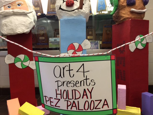 BakerFame's tweet photo. Check out these amazing Christmas themed creations made by Ms. Fredella's Art classes! https://t.co/PG7tN03RWR