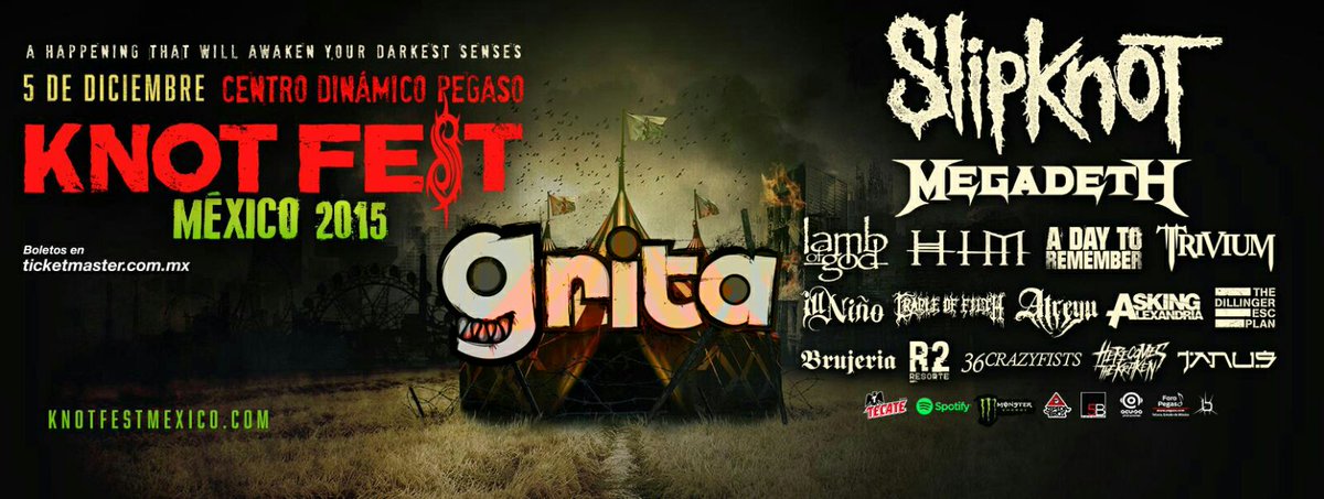 Atentos porque hoy se van 10 boletos para el <a href="/knotfestmexico/">Knotfest México</a>, 10 mañana y 10 el viernes. RT y empezamos la dinámica