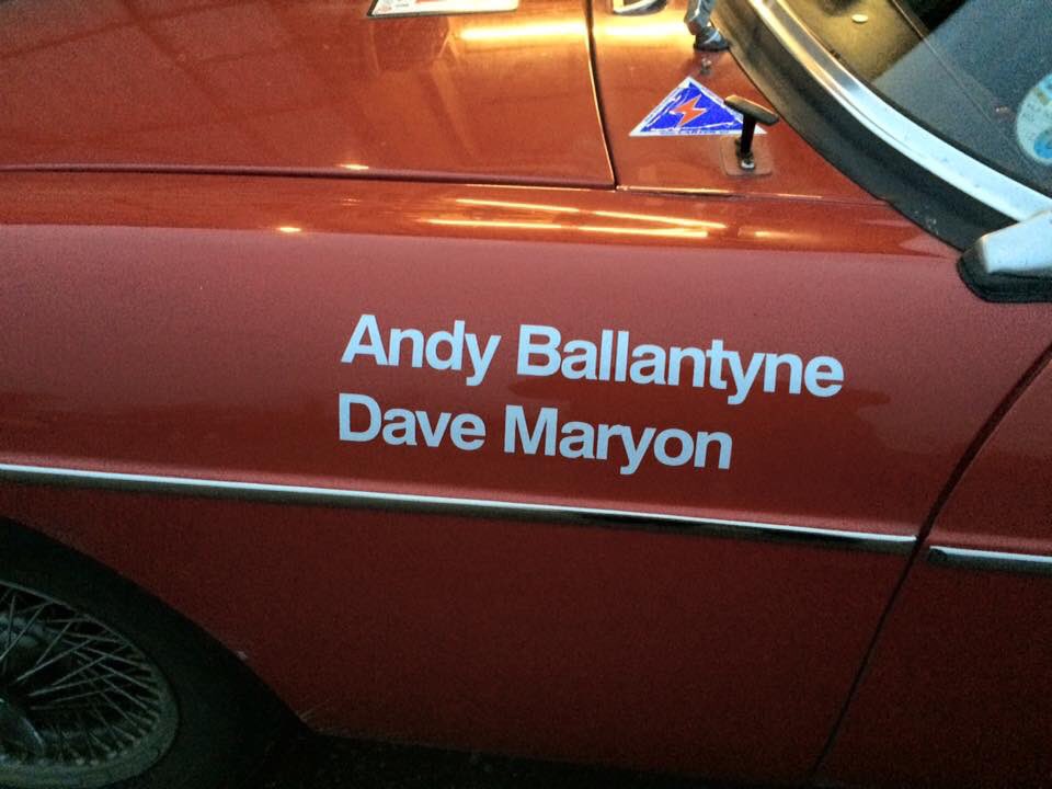 heart_andy's tweet photo. Packing done cannot wait @baysfarmuk #LeJog2015 here we come @HERO_CRA car no 28 https://t.co/cVAZTgkyXh