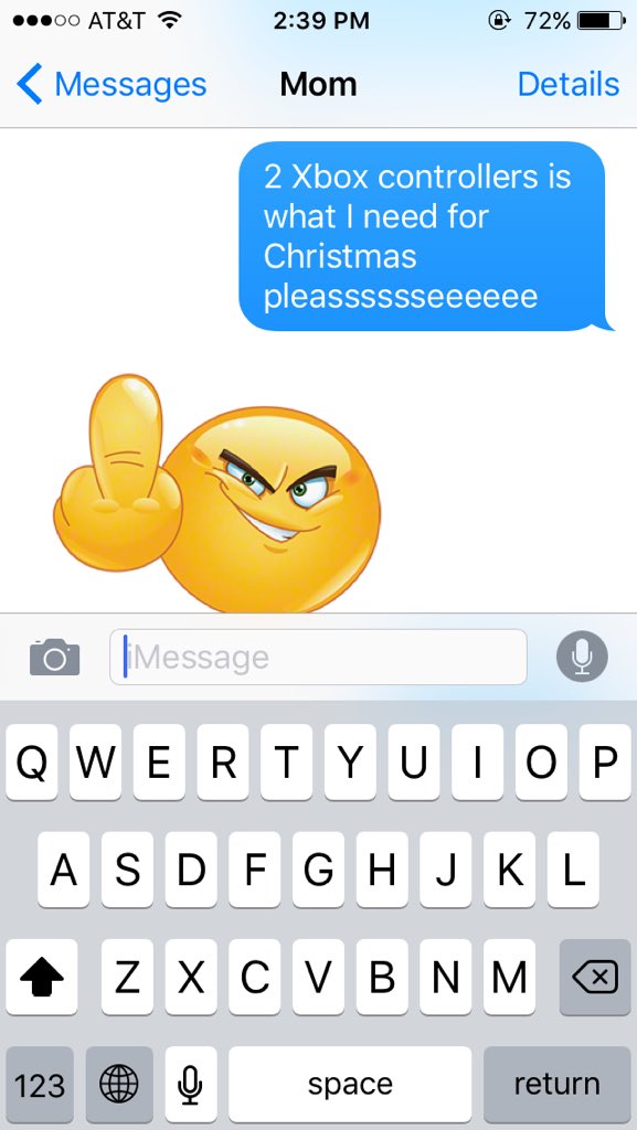 I guess Christmas gifts are off the table this year