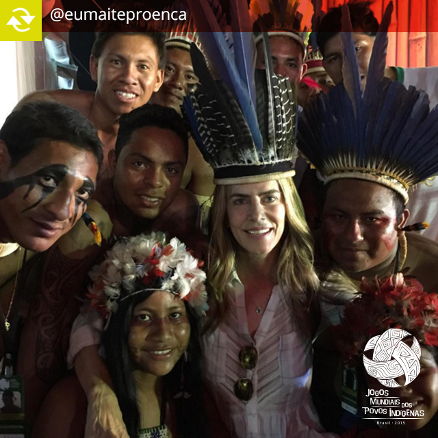 JMPI2015's tweet photo. Maitê Proença deu o ar da graça nos #JMPI2015. https://t.co/NDBoW0BPCK