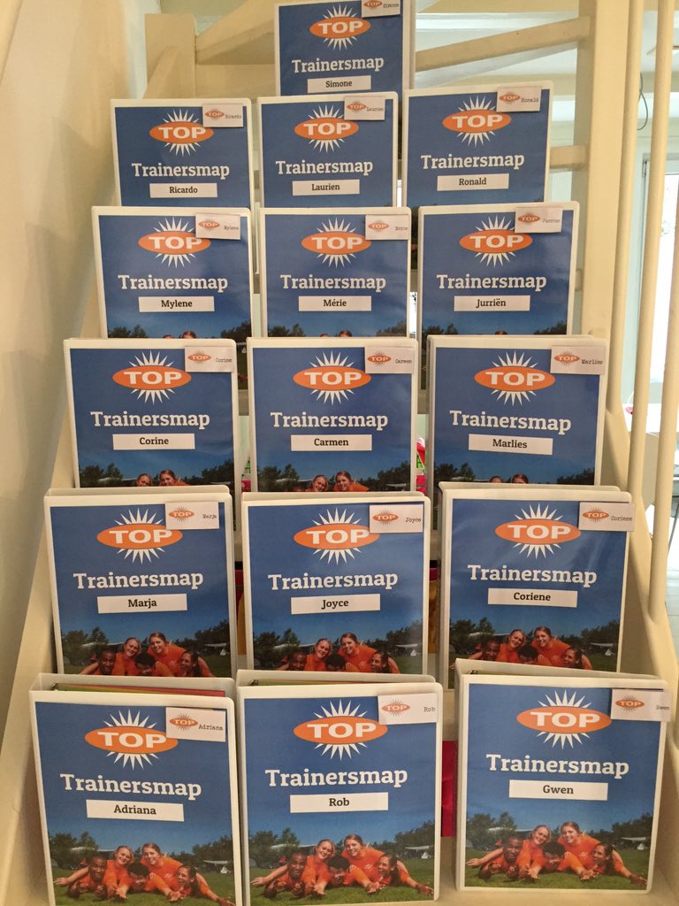 De mappen zijn klaar voor een nieuw seizoen trainingsweekenden. Volgend weekend de eerste. We zijn er klaar voor!